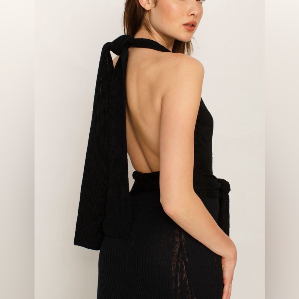 Free People Orchid Convertible Open Back Sweater Tank